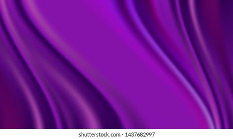 Soft and smooth purple background for cosmetic or beauty product ad design, illustration vector.