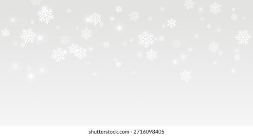 Fondo transparente de brillo de nieve suave