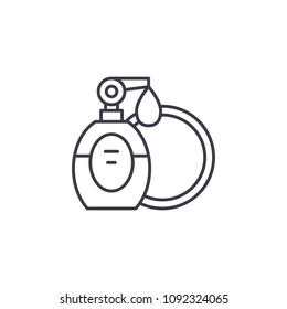 Soft soap linear icon concept. Soft soap line vector sign, symbol, illustration.