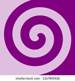 Soft solid swirl spiral abstract background in Patriarch purple color themed