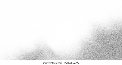 Textura de gradiente de manchas suaves com atenuação tonal suave. Superfície pontilhada sutil em paleta monocromática, dispersão de grãos lisos e névoa clara, ilustração vetorial