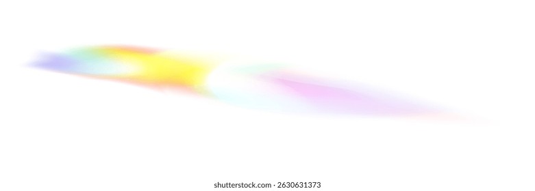 Soft Spectrum Stream PNG Colorful Gradient Wave Effect for Digital Art and Overlay Use
