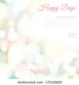 Soft spring bokeh background