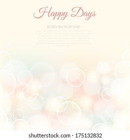 Soft spring bokeh background