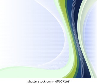 Soft striped blue background with lines for the design work