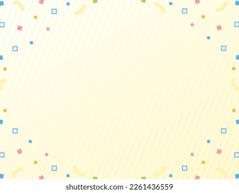 Soft and stylish background of confetti (size ratio 4:3)