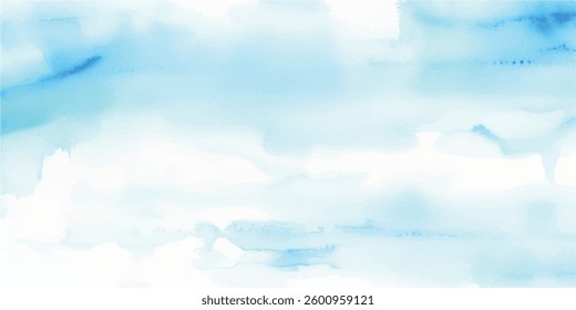 
Soft and Subtle Sky Blue Watercolor Flowing Across Textured White Paper, Hand-Painted with Fluid Aquarelle Strokes to Create a Serene, Dreamlike Background with a Delicate Textured Effect.
