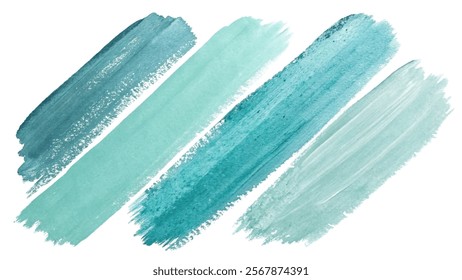 Soft teal brush strokes, watercolor texture, artistic background, abstract design, creative decor, modern art.