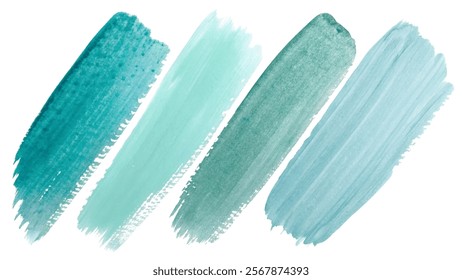 Soft teal brush strokes, watercolor texture, artistic background, abstract design elements, creative palette, modern art style.