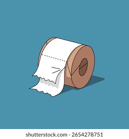 Rolo de papel higiênico macio para o conforto diário e limpeza