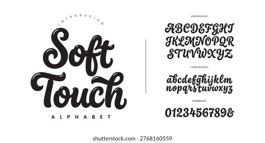 Soft Touch Retro Script Font for Vintage Logo Design and Elegant Luxury Branding Wedding Invitation