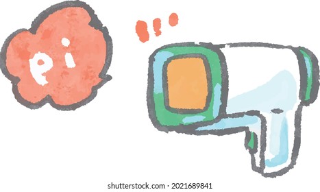 Illustration des Temperaturdetektors mit weichem Touch