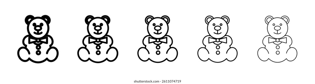soft toy icon Symbol mark in Outline style