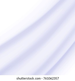 soft transparent lavender diagonal curved watercolor veil pattern on white background, vector illustration