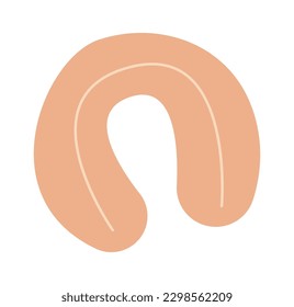 Soft travel neck Pillow. Vector illustration