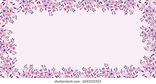 soft tropical floral background with artistic abstract lines.wallpaper design for fashion invitation and wedding decoration

