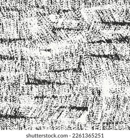 Soft variegated carpet with thick fibers raised from the fabric. Monochrome graphics. Abstract vector. Seamless pattern.