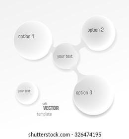 Soft vector background with options 