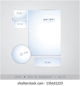 Soft vector stripped background. Abstract template, presentation. Editable, sizable friendly. Discreet colorfully stripes, backdrop with much space for your content.