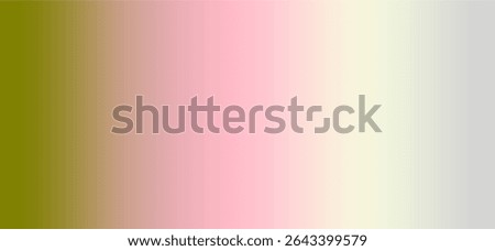 A soft vertical gradient that transitions smoothly from olive green on the left through warm pink, cream, and finally into a light gray on the right. 