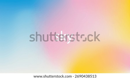 A soft, vibrant abstract background featuring a colorful mesh gradient of blue, pink, and yellow hues