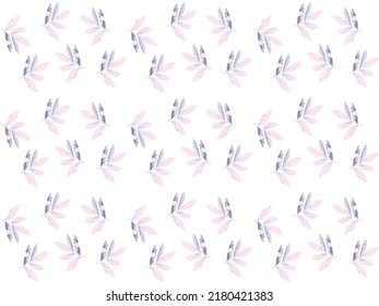 Soft violet and pink spring print. Seamless pattern floral design.
