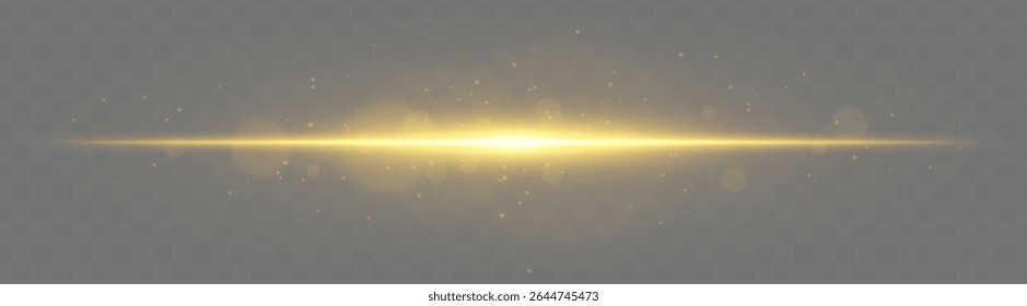 Soft warm burst. Gentle light flare with particles and warm tone on transparent background, perfect for sparkle, romantic or elegant visuals.