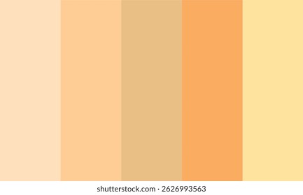 Soft warm color palette with five vertical stripes in pastel peach, orange, and beige tones. Ideal for design backgrounds, branding, or aesthetic visual themes.