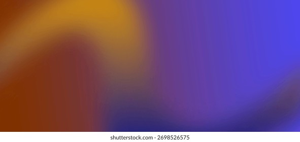 Soft warm gradient background. Abstract Background with a blurred, fluid yellow, orange, pink, and purple hue. A fresh, modern template for your design projects, banners, and posters. Vector