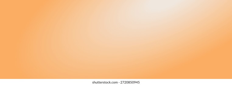 Ein weicher, warmer Pfirsichgradient geht nahtlos in ein helleres, leuchtendes Weiß oben rechts über und bietet einen sanften und einladenden visuellen Effekt, der sich ideal für vielfältige Designanwendungen eignet.