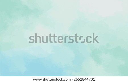A soft watercolor background featuring pale blue and green hues. Ideal for social media graphics, business cards, flyers, and web banners.