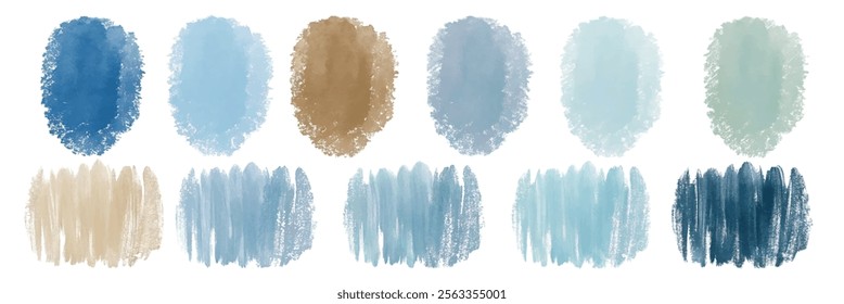 Soft watercolor textures, pastel color palette, artistic brush strokes, abstract design elements, versatile background use.