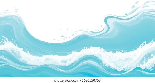 Soft watercolor wave background with pastel blue and green gradients. Perfect for spa branding, social media graphics, and serene designs.
