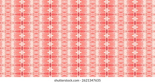 Soft Watermelon-Inspired Symmetric Abstract Pattern