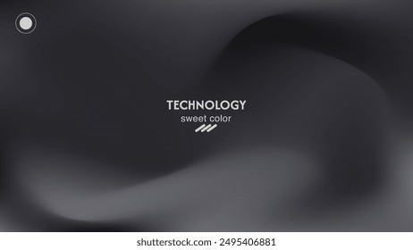 Fondo abstracto de onda suave, colores minimalistas en blanco y negro. eps 10