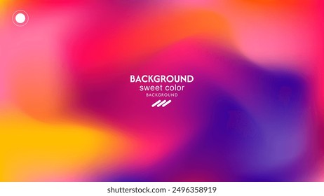 Soft wave background, abstract gradient red, purple, orange and pink. Minimalist pastel colors