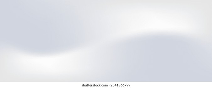 A soft, wavy gray background, with a smooth texture. The background features gentle gray gradients, creating a serene, abstract background. Minimal abstract gradient flow background vector