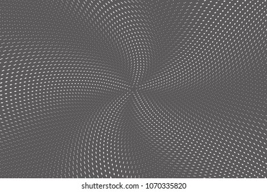 Soft wavys halftone dots pattern texture background. Black and white pixels. Modern dotted vector illustration. Abstract wavy lines. Points backdrop. Gradient spotted pattern