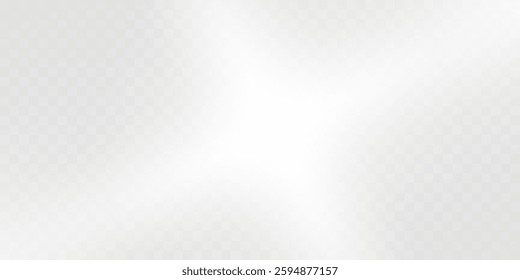 Soft white abstract glow with transparent background, smooth curved light effect, blurred gradient, modern elegant backdrop, vector illustration.