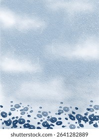 soft white blue colorful abstract illustration, background, wallpaper, card invitation design