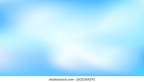 Soft white and blue sky gradient vector, perfect for clean backgrounds, calming designs, web layouts, and fresh digital artwork with a serene atmosphere.