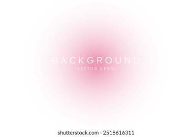 Soft white color background with pink radial gradient effect in the middle, vector design