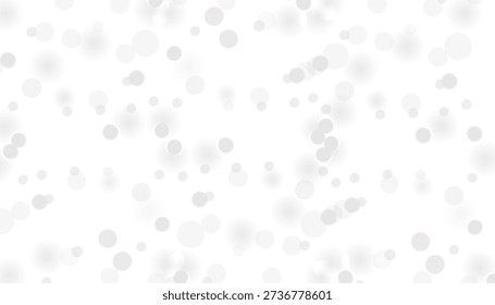 Soft White and Gray Bokeh Circles on White Background Keywords abstract, background, bokeh, circles, dots, soft, light, blurred, outoffocus, white, gray, pattern, design, art, graphic, modern.eps