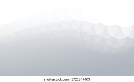 soft white and gray circles background design