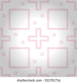 Soft white ornamental seamless pattern background in road map style. Smooth medley repeatable backdrop. Modern texture.
