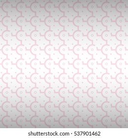 Soft white ornamental seamless pattern in tribal style. Retro tracery. Vector background.