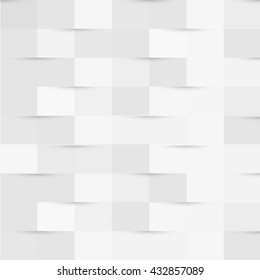 Soft white square pattern wallpaper, website or cover background