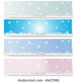 soft winter banners