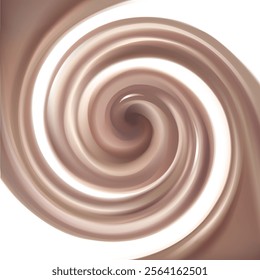 Soft wonderful mix light color curvy eddy ripple luxury graphic line 3d art design style icon sign symbol. Sweet yummy ecru volute fluid smooth choco sauce surface glow milky white border text space