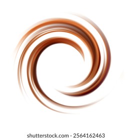 Soft wonderful mixed dark beige curvy eddy ripple luxury border banner frame icon sign logo symbol design. Tasty volute fluid melt sweet choco surface text space on glowing milky white stripe center